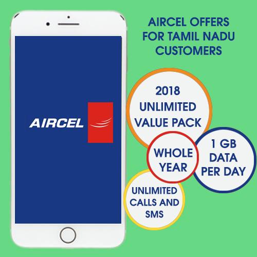 aircel offers unlimited value offering for its tamil nadu customers