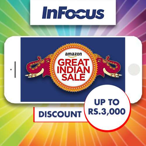 infocus announces discount of up to rs3000 on its devices at amazon great indian sale