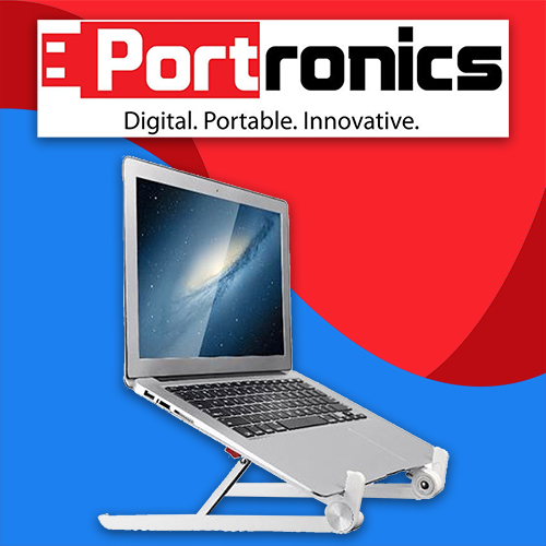 portronics introduces portable laptop stand my buddy lite