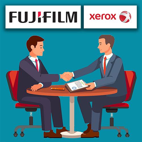 fujifilm and xerox ink agreement to merge fuji xerox joint venture with xerox