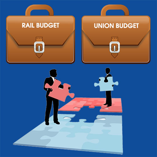 rail budget gets merged with union budget