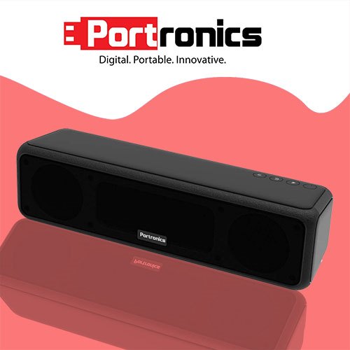 portronics  brings thunder mini bluetooth speaker