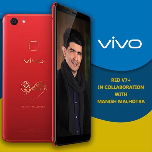 vivo presents infinite red v7 in collaboration with manish malhotra