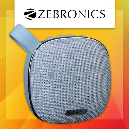 zebronics launches passion portable bluetooth speaker at rs899