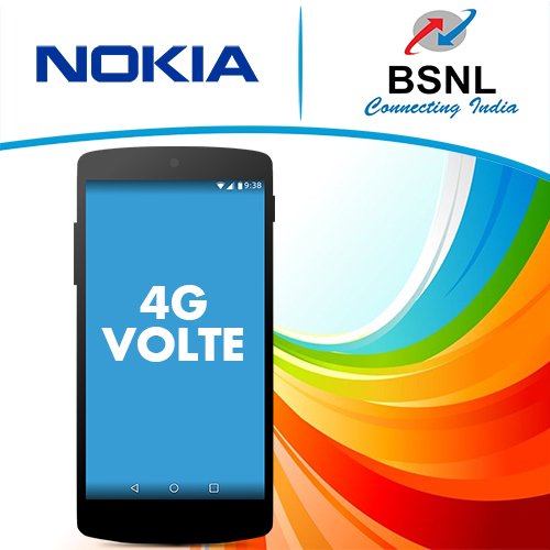 nokia and bsnl to announce 4g and volte services in india