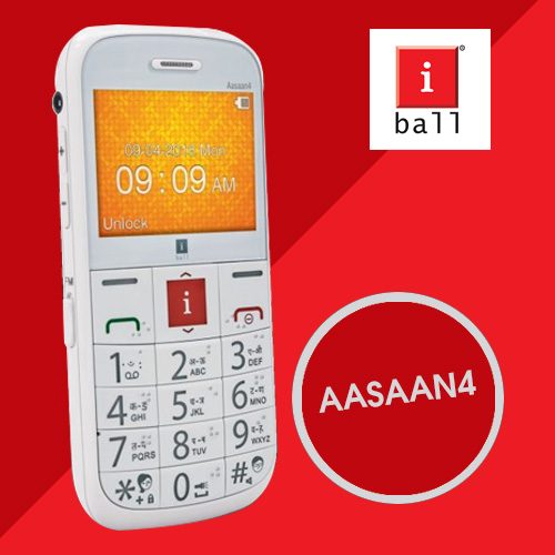 iBall launches a senior citizen phone  Aasaan4 