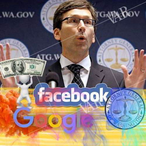 google will pay 217000 and facebook will pay 238000 for washington state violation