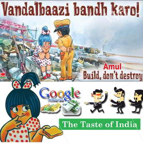 amul india bringing down google to court for fake ads  