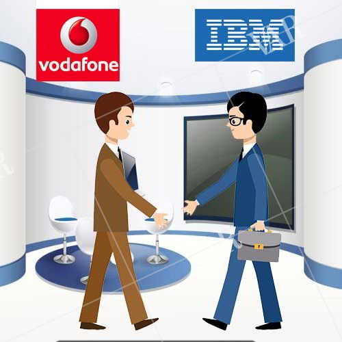 ibm collaborates with vodafone for a 550m cloud computing deal