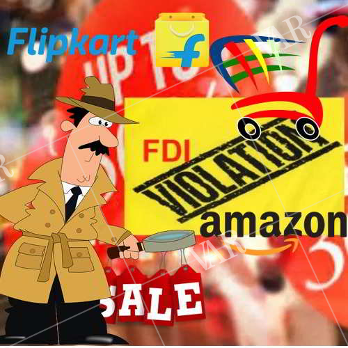 indian govt hold accountable amazon flipkart for violating ecommerce fdi rules