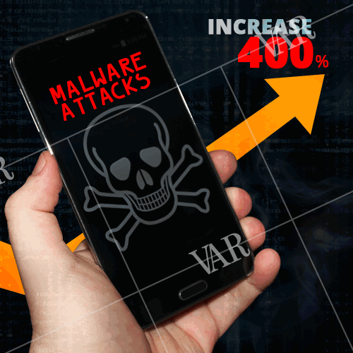 400 increase in smartphone malware attacks