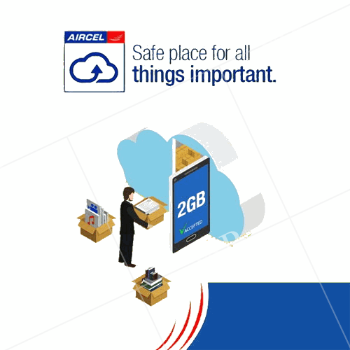 aircel offers free backup service up to 2 gb