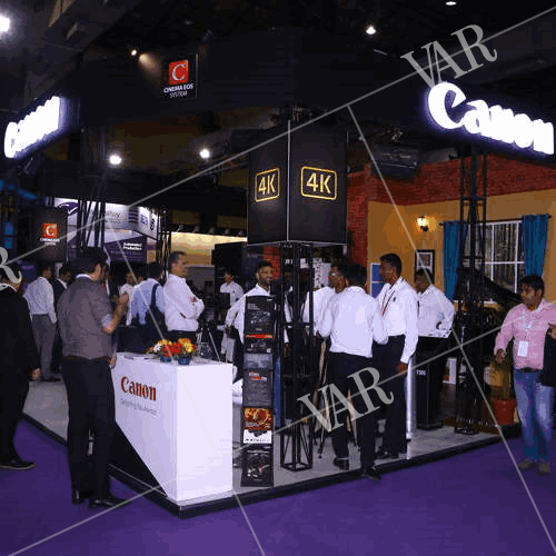 canon india exhibits a range of products at broadcast india show