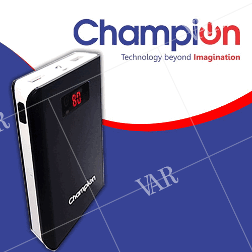 champion introduces digital power bank z10 with 10000mah capacity
