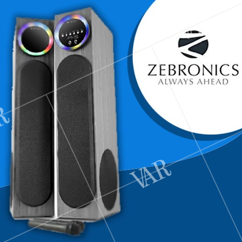 zebronics unveils digital power amplifier equipped full moon tower speakers