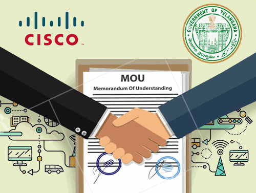 cisco signs mou with government of telangana for digital transformation