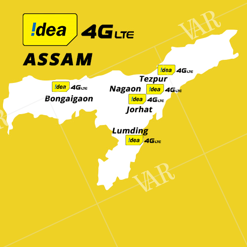 idea launches 4g services in jorhat tezpur nagaon bongaigaon and lumding