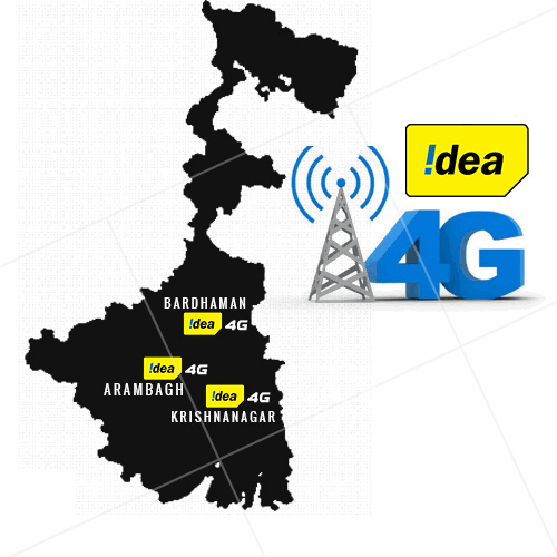 idea launches 4g services in bardhaman krishnanagar and arambagh