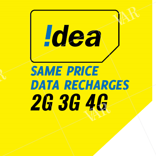 idea to offers same price for data recharges across 2g 3g or 4g