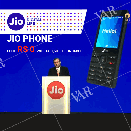 jiophone launched for free with rs 1500 deposit and unlimited 4g data