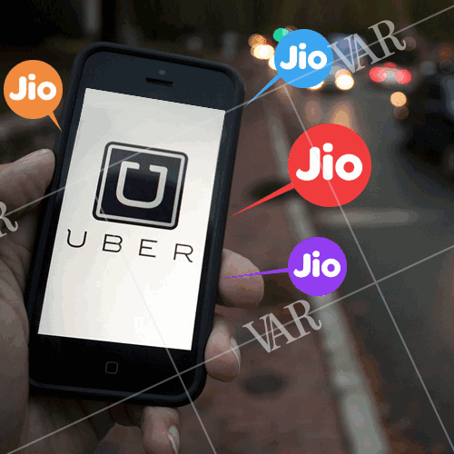 reliance jio partners with uber