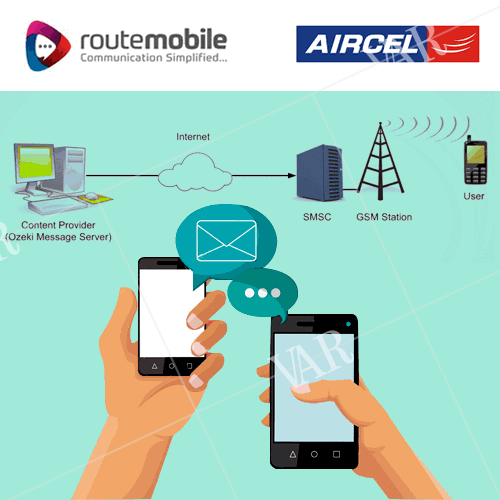 route mobile partners with aircel to unveil smscasaservice