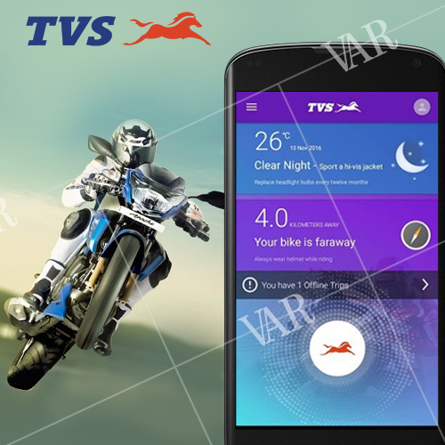 tvs motor launches iride an augmented riding experience app
