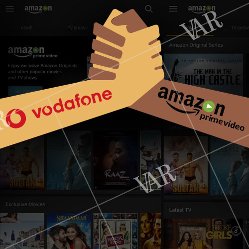 vodafone india partners amazon prime video