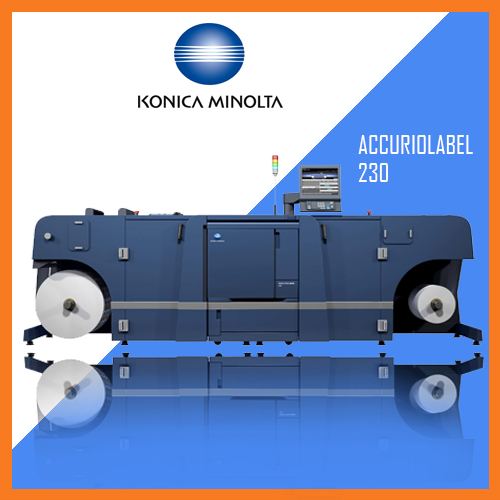 Konica Minolta introduces AccurioLabel 230 roll-to-roll label printer