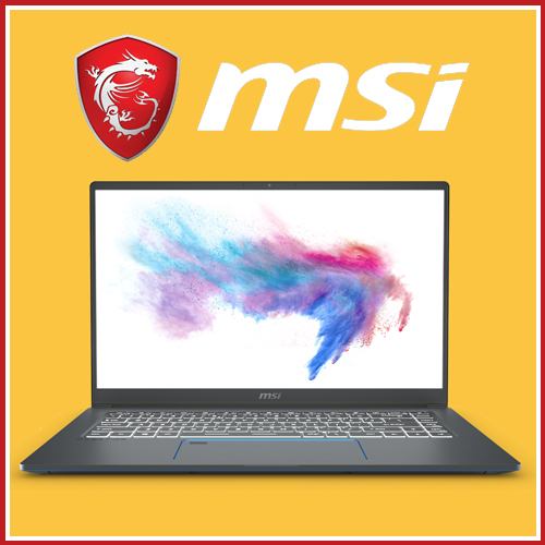 MSI announces a complete line-up of laptops aimed at creators