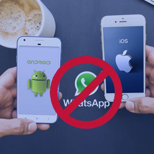 WhatsApp stopped supporting and updating few Android and iOS platforms