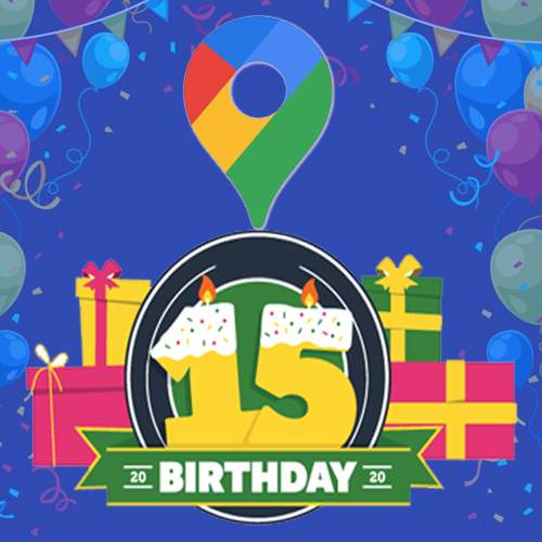 Google Maps celebrates its 15th birthday with a new logo