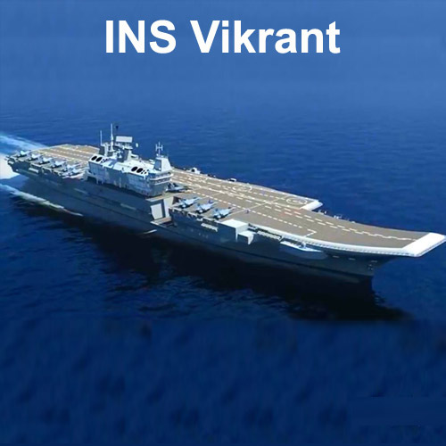 India's first indigenous aircraft carrier INS Vikrant begins trials