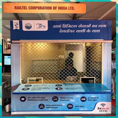RailWire' kiosks in 200 stations will help to recharge mobiles, pay bills