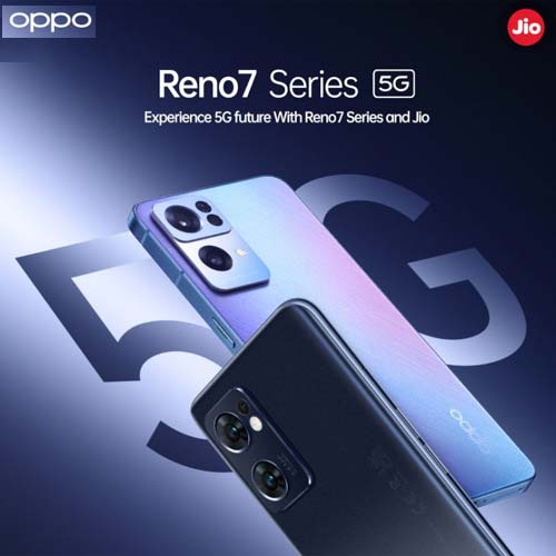OPPO successfully conducts 5G test on its Reno 7 Series with Jio