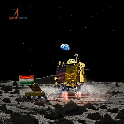 Chandrayaan-3 successfully landed on Moon’s South Pole, Pragyan rover takes a ‘walk on the moon’