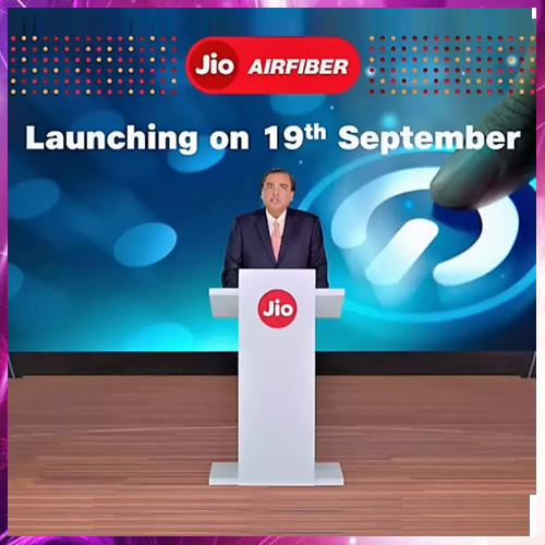 Jio to introduce its AirFiber on September 19th