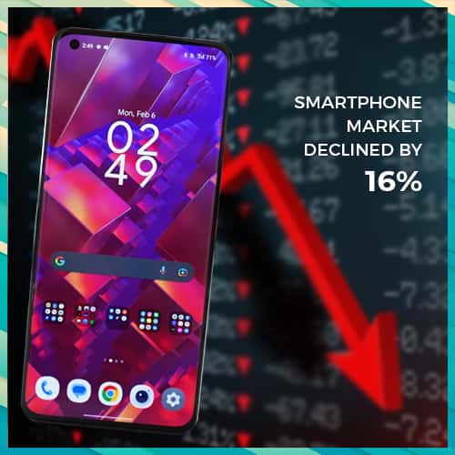 IDC report shows India Smartphone market declined by 16% YoY in 1Q23