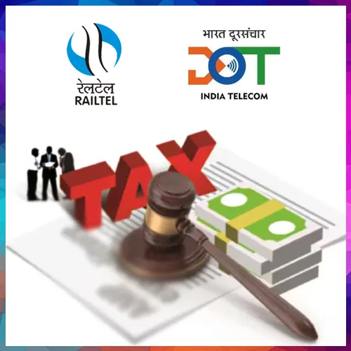 Government Settles ₹1,553 Crore Tax Dispute Between RailTel and DoT