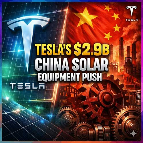 Tesla Eyes $2.9 Billion Solar Equipment Deal With Chinese Suppliers