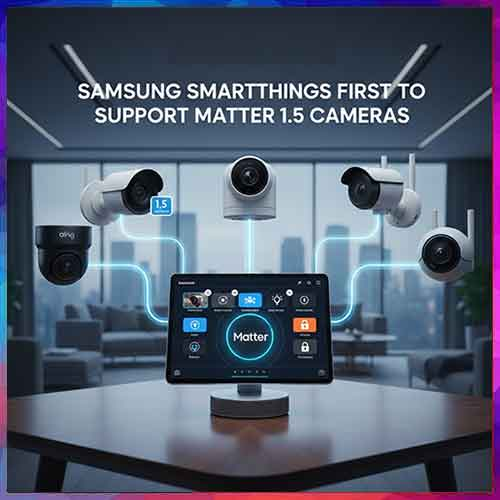 Samsung SmartThings becomes first platform to support Matter 1.5 cameras