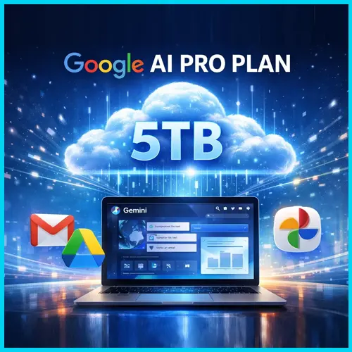 Google expands AI Pro plan with 5TB storage, adds new Gemini-powered features