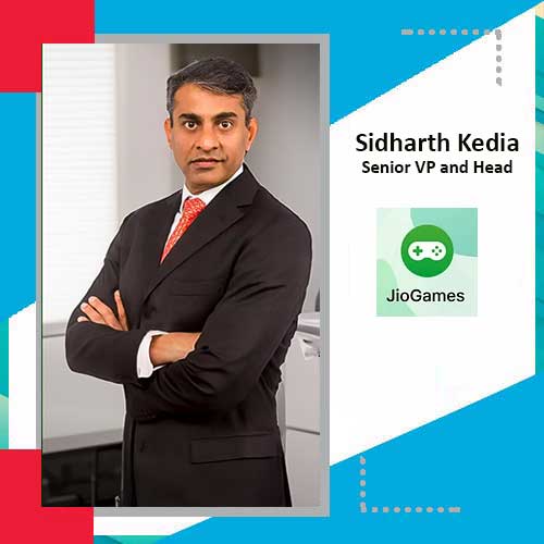 Reliance Jio names Sidharth Kedia as the Senior VP and Head of JioGames
