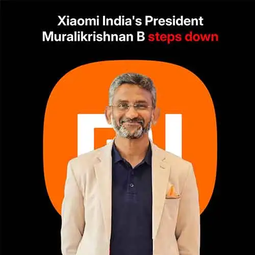 Xiaomi India President Muralikrishnan B to step down to pursue academic research