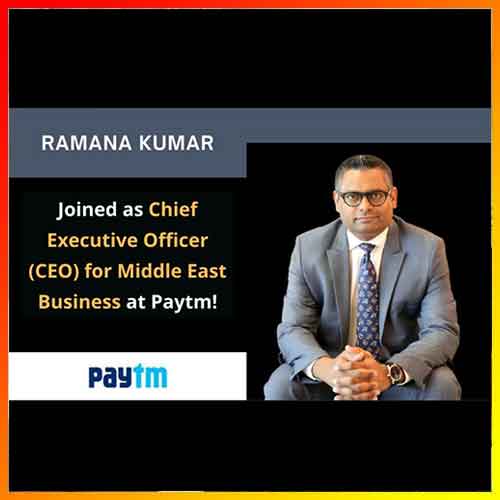 Fintech Veteran Ramana Kumar to lead Paytm's Middle East Operations