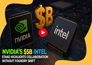 Nvidia’s $5B Intel Stake Highlights Collaboration Without Foundry Shift Nvidia’s $5B Intel Stake Highlights Collaboration Without Foundry Shift