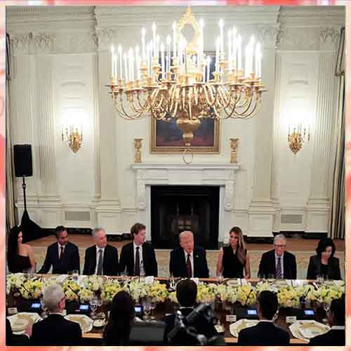 Trump hosts tech titans at White House to spotlight AI, investments Trump hosts tech titans at White House to spotlight AI, investments