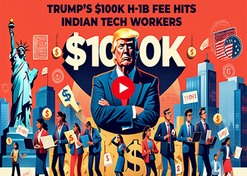 Trump’s $100K H-1B Fee Hits Indian Tech Workers Trump’s $100K H-1B Fee Hits Indian Tech Workers