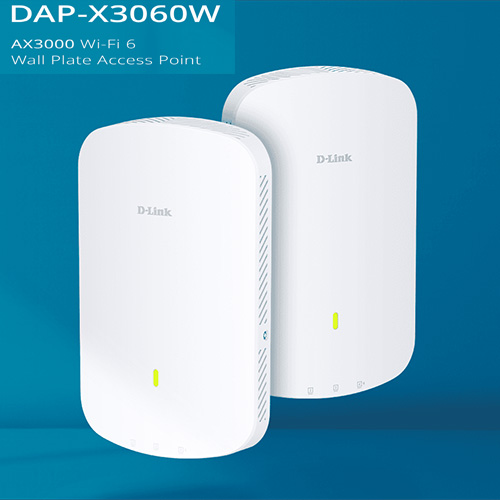 D-Link launches DAP-X3060W AX3000 Wi-Fi 6 wall-plate access point