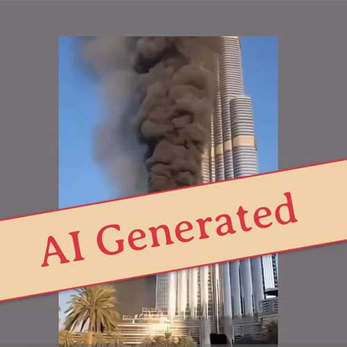 AI-generated videos getting shared show Iran’s missile attacks on Burj Khalifa, Bahrain